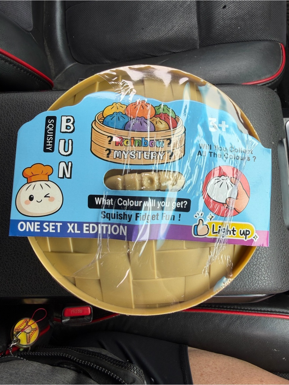 Squishy Bun XL Edition Light-Up Fidget Toy - Mystery Colors